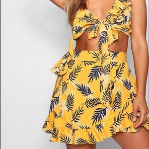 Yellow Leaf Co-ord Set